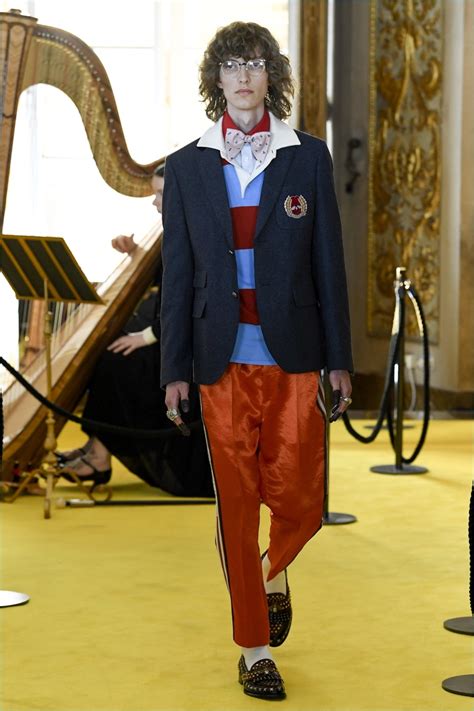 gucci cruise 2018 male model|Gucci Cruise 2018 Men's Collection .